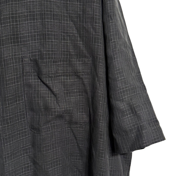 Age of Wisdom Mens Black Button Down Short Sleeve Shirt - NWT - Picture 5 of 8